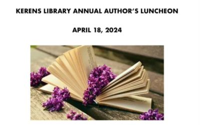 Kerens Library Author’s Luncheon – April 18, 2024