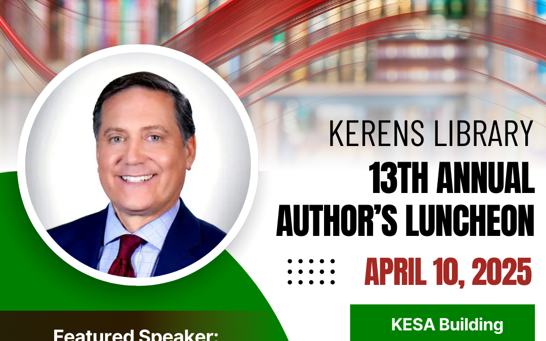 Save the Date! 📚 The Kerens Library’s 13th Annual Author’s Luncheon is set for April 10, 2025!